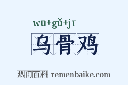 乌骨鸡是什么意思的图片